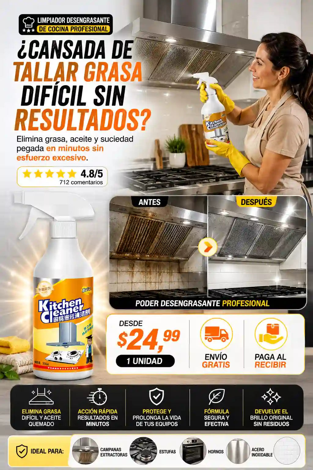 Limpia grasa